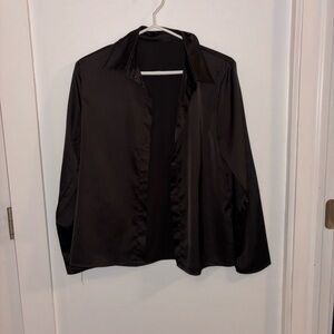 Black Button Down Shirt for Women